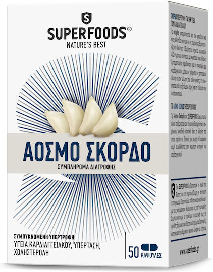 Superfoods Odorless Garlic 50 caps