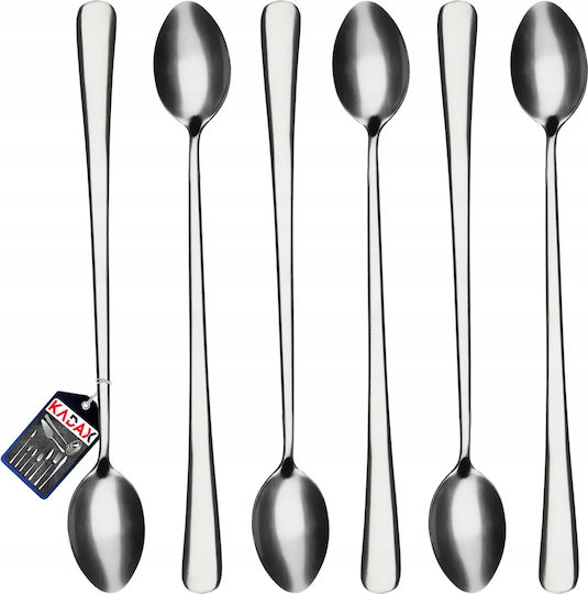 Kadax Kaffee/Tee Rostfreier Stahl Silber 183664 6 Stück