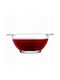Kadax Serving Bowl Round Glass Transparent