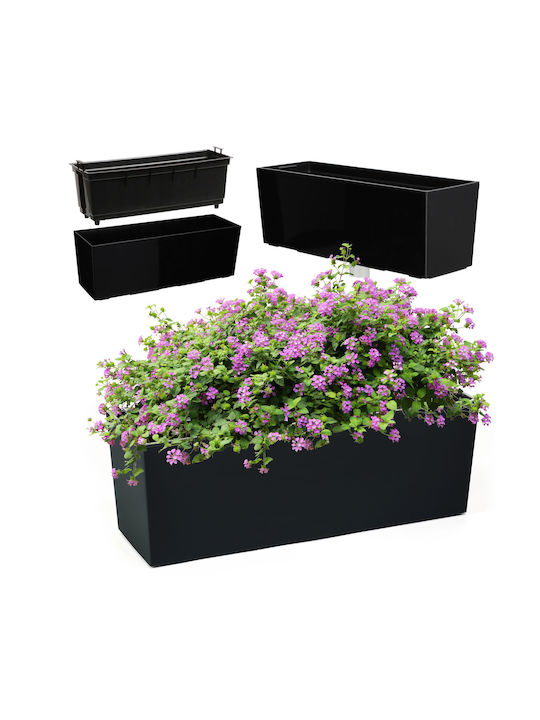 Kadax Planter Box 19x19.2cm in Black Color 25396