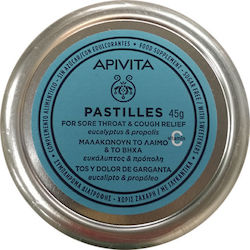 Apivita Pastilles Lozenges Eucalyptus & Propolis 45gr