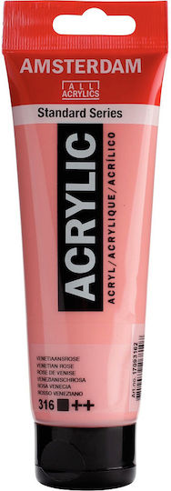 Royal Talens Amsterdam Standard Acrylic Paint Set Venetian Rose (316) 120ml 1pcs