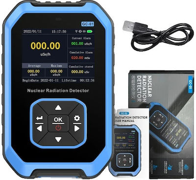 Geiger Counter Nuclear Radiation Detection Personal Dosimeter Alarmsensor in Blau Farbe