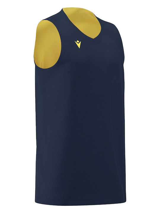 Idaho Double-Sided Basketball Game Jersey Navy Yellow