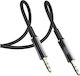 XO 3,5mm Klinkenkabel 3,5mm Stecker - 3,5mm Stecker Schwarz 1m Nb-r255c