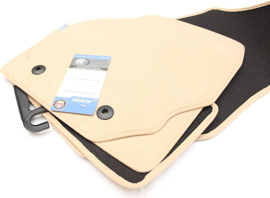 Petex Set of Front and Rear Mats 4pcs for Volvo S80 / V70 2006 Beige