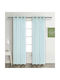 Vasilas Home My Home Luxury Vorhänge Mit Grommets Blau 140x270cm