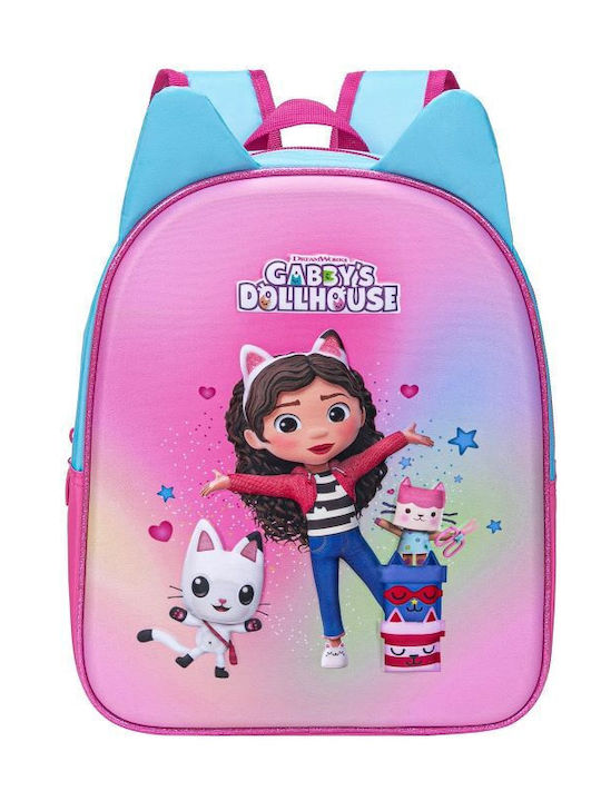 Gabby's Dollhouse School Bag Backpack Kindergarten Multicolored