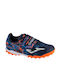 Kids Soccer Cleats with Molded without Laces Navy Blue
