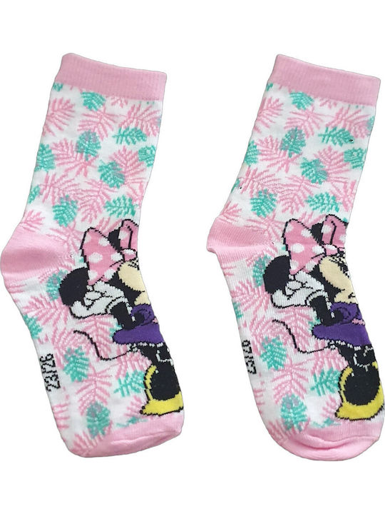 Disney Παιδικές Κάλτσες Minnie Pink Disney Παιδικές Κάλτσες Minnie Pink