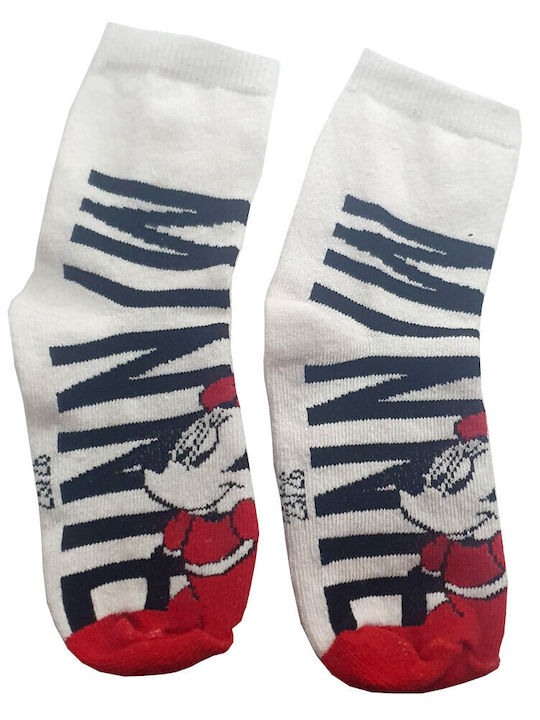 Disney Παιδικές Κάλτσες Minnie Red, Black, White