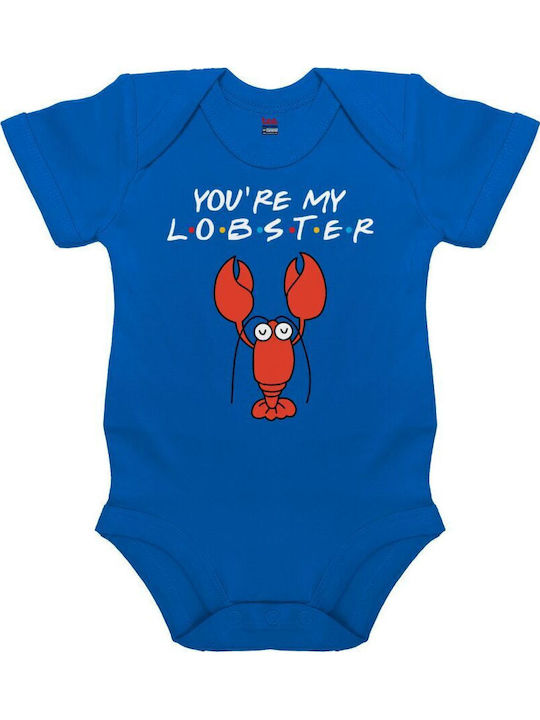 Koupakoupa Friends You're My Lobster Κορμάκι Μπλε Κοβαλτίου