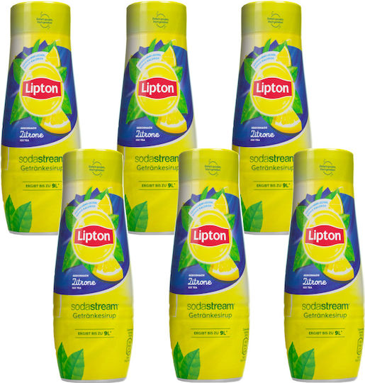 Sodastream Sirup Lipton Eistee Zitrone 440ml 6 Stück