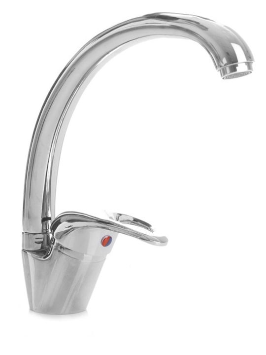 Lux Kitchen Faucet Counter Retractable Silver