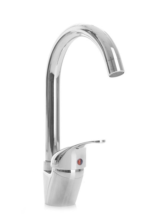 Lux Kitchen Faucet Counter Retractable Silver