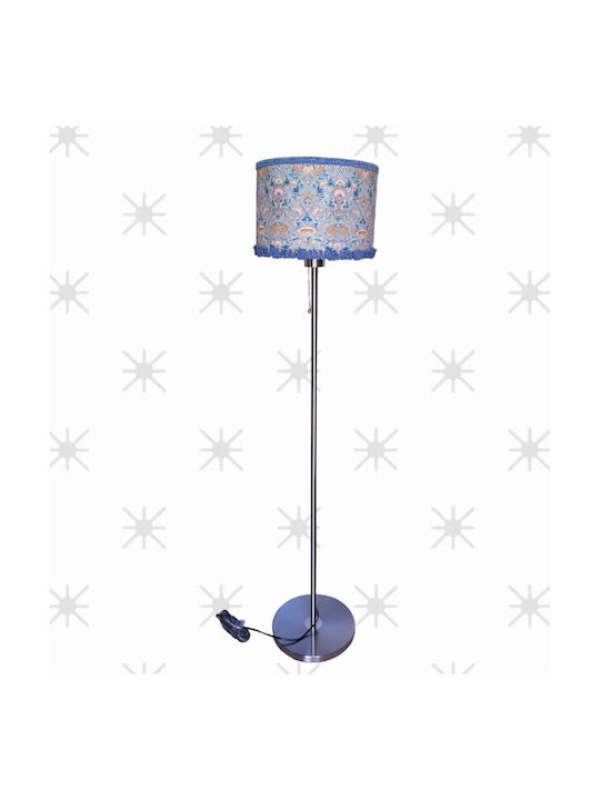 Oxygen Classic Tribal Floor Lamp H165xW20cm. with Socket for Bulb E27 Blue
