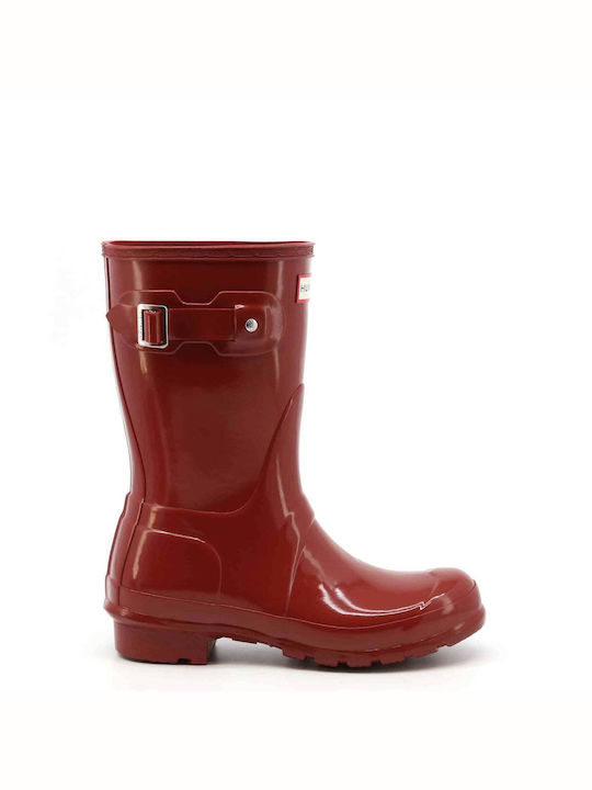 Hunter Damen Gummistiefel Burgundisch