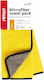 AMiO Lavete Microfibră Uscare Auto 950gsm Galben 40x30cm 2buc
