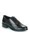 Women's Leather Oxford Shoes Black