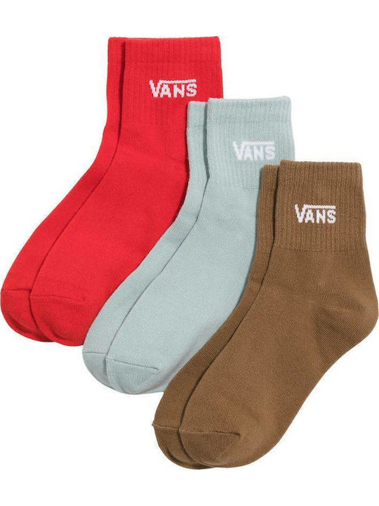 Vans Παιδικές Κάλτσες Classic Red 3 Ζευγάρια