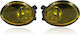 Roundς Headlights Car BMW E46 / E39 with Yellow Lighting 1pcs