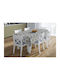 Dimcol Покривка за маса Устойчив на петна Cyclops 461 Blue 140x180бр
