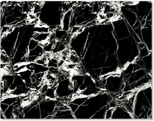 3D Πάνελ Τοίχου από PVC Black Ice από PVC Μαύρο 280x122εκ.