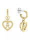 Tommy Hilfiger Earrings made of Steel Gold Plated