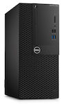 Dell OptiPlex 3050 MT Generalüberholter Grad B (Kern i5-7400/8GB/256GB SSD/Kein OS)