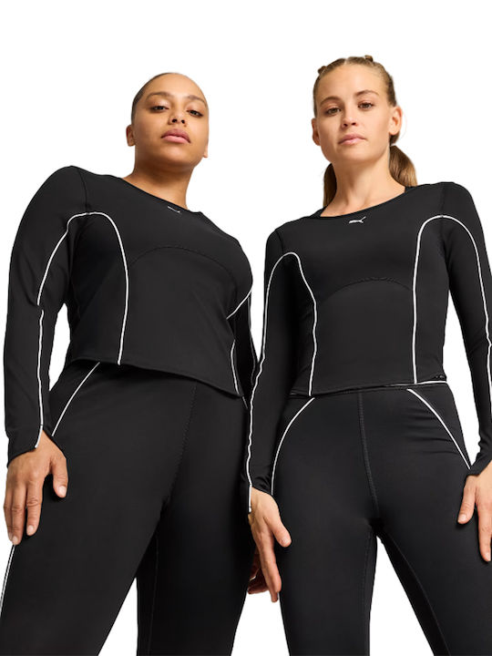 PUMA Cloudspun Black Blouse