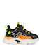 Memory Spinel 3 V Kids Sneakers Anatomic with Scratch Black