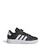 Grand Court GRAND COURT 2.0 EL C Kids Sneakers with Scratch Black