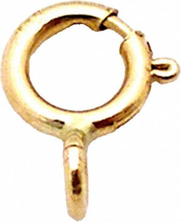 Mertzios.gr Metallic Jewelry Clasp 9K Gold