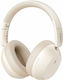 Baseus Bass 35 Max Wireless / Wired On Ear Headphones with 46 hours of Operation and Quick Charge White