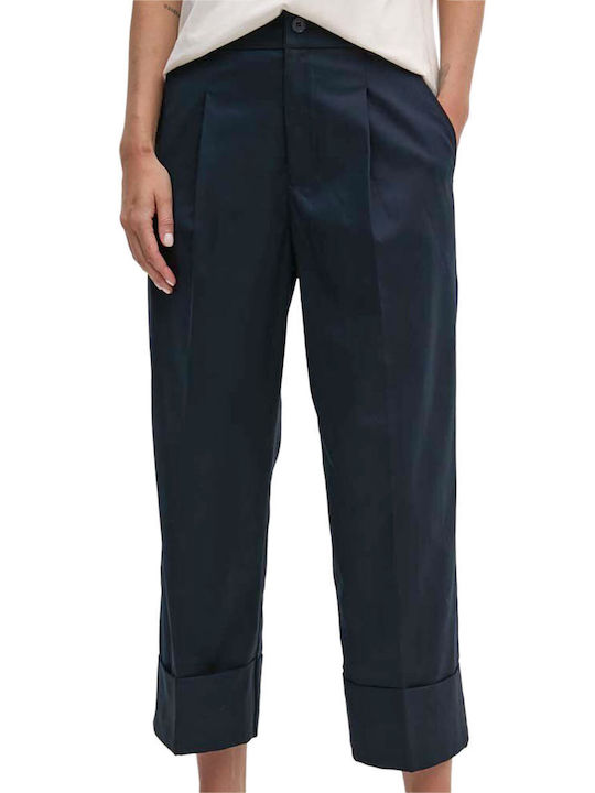 Ralph Lauren Women's Fabric Trousers Navy