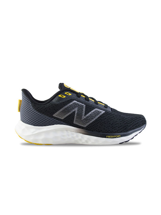 New Balance Fresh Foam Arishi V4 Ανδρικά Αθλητικά Παπούτσια Running Μαυρο - Κιτρινο