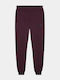 Ess+ Tape Sweatpants with Elastic Aubergine