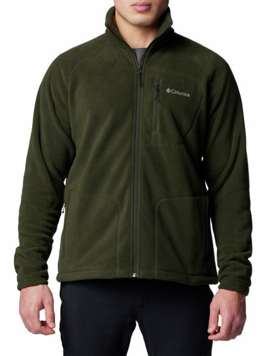 Columbia Men's Cardigan with Zipper Green