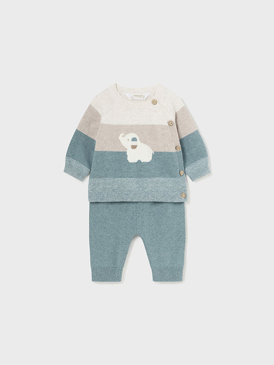 Mayoral Kids Set with Pants Winter 2pcs Blue