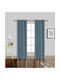 Vasilas Home Κουρτίνα με Τρουκς Μπλε 140x270εκ.
