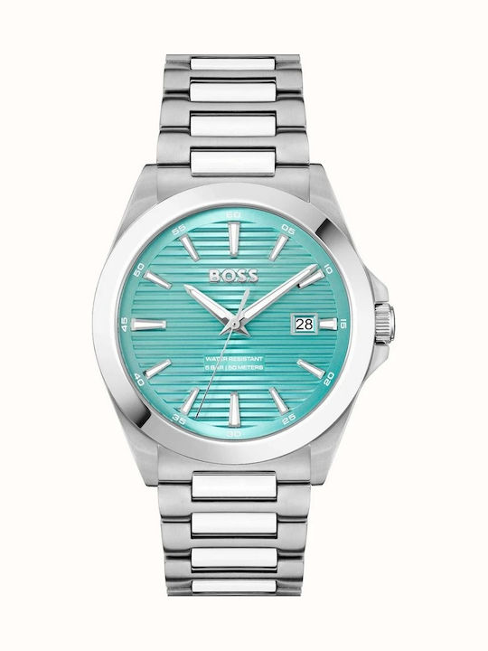 Boss Strike Ανδρικό Ρολόι 41mm Χρονογράφος Μπατ...