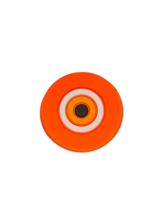 Crocs Shoe Decoration Accessory Round Eye Design Orange