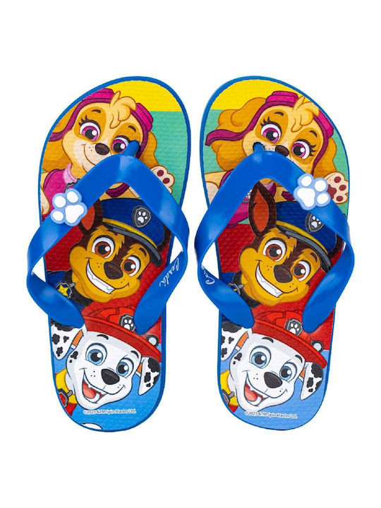 Paw Patrol Șlapi pentru copii Patrula cățelușilor Albastre