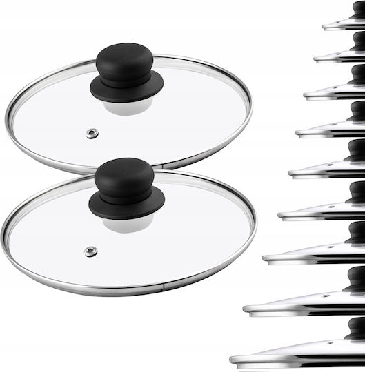 Kadax Kochgeschirrdeckel Für Pan Und Topf Glas 22cm 2 Stück 27473