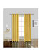 Vasilas Home Vasilas Home Vorhänge mit Grommet Gelbe 140x270cm