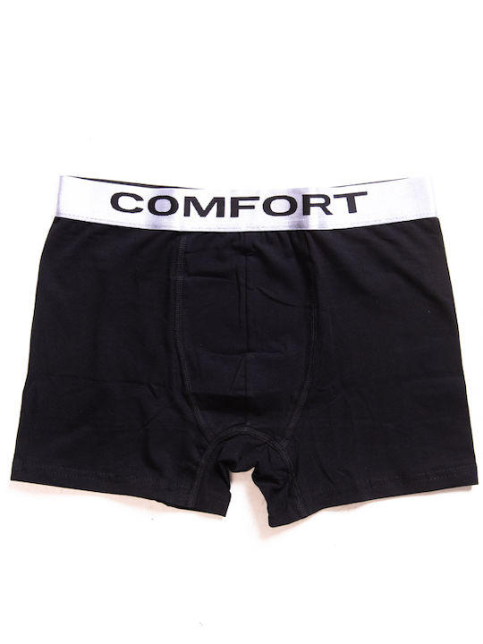 Boxer Ανδρικό Εξωτερικό Λάστιχο Logo Comfort Γκρι
