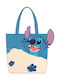 Difuzed Детска чанта Плажна чанта Син 37брx35брсм. Stitch