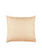 Satin Bamboo-cotton Pillowcase Stripe Beige/50x60