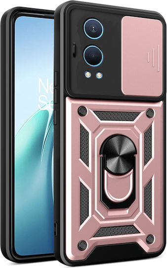 Techsuit Camshield Back Cover Πλαστικό / Σιλικόνης Ροζ Χρυσό (OnePlus Nord CE 4 Lite)
