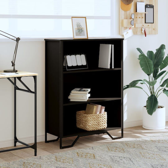 Bibliothek Schwarz 80x31x106cm